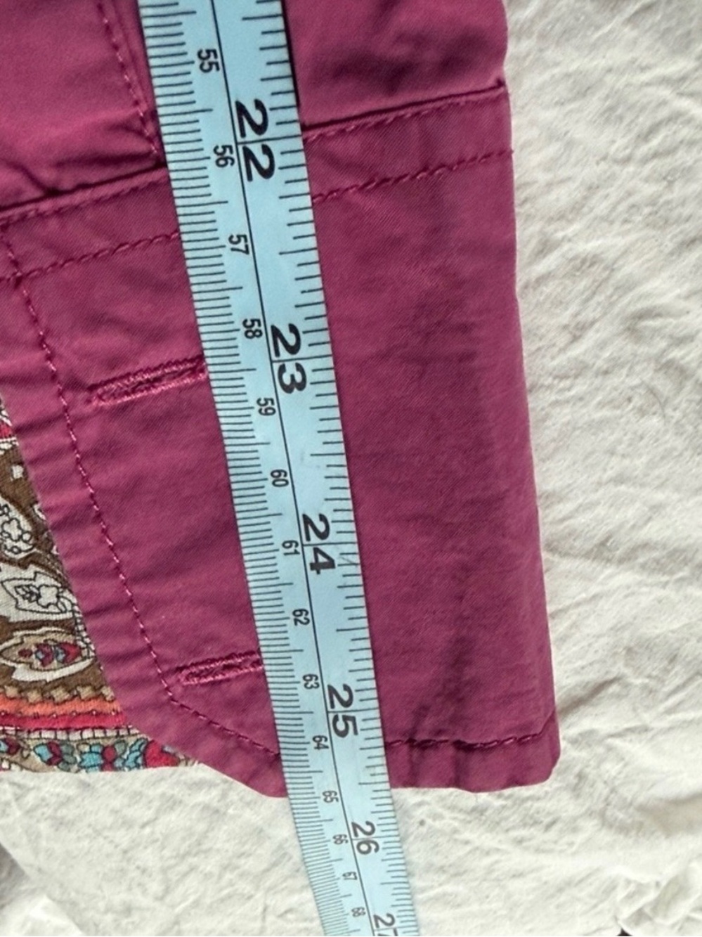 Embroidered Toku Magenta Button-Up Shirt - Picture 11 of 12